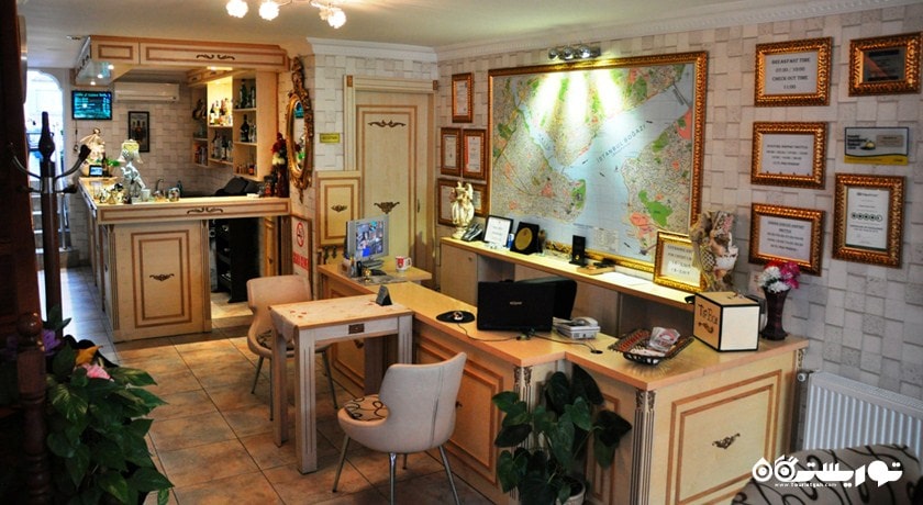 نمای کلی از لابی هتل